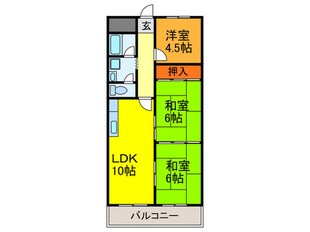 ベルエポック志紀の物件間取画像